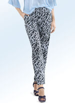 Broek met een expressief design 