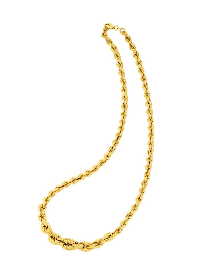 Klassieke koordkettingset van goud 