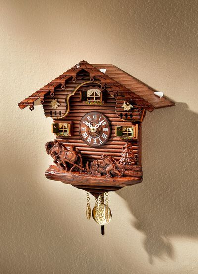 Koekoeksklok van hout 