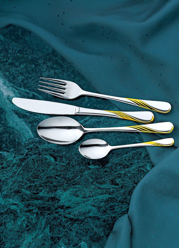 bestekset, 72-delig, voor 12 personen 