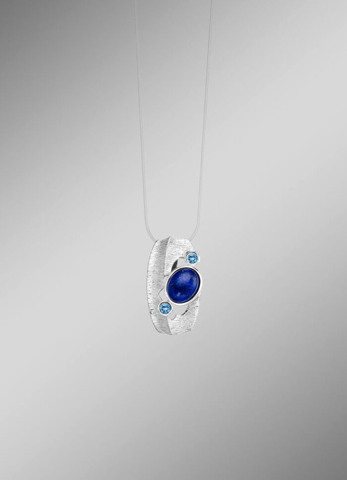 Hanger met lapis lazuli 