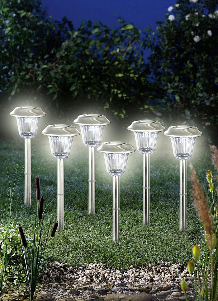 Zonneverlichting, 6-delige set 
