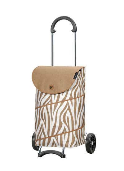 Shopper gemaakt van verchroomd stalen frame 