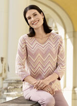 Trui met elegante glittereffecten 