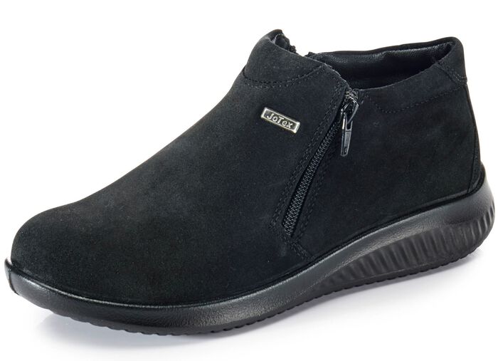 Ademende dameslaarzen, winterschoenen, breedte K, met rits 