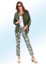 Vest met wijde raglanmouwen OLIJF