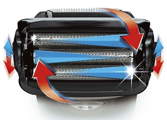 Scheerapparaat met kabel en accu ZWART