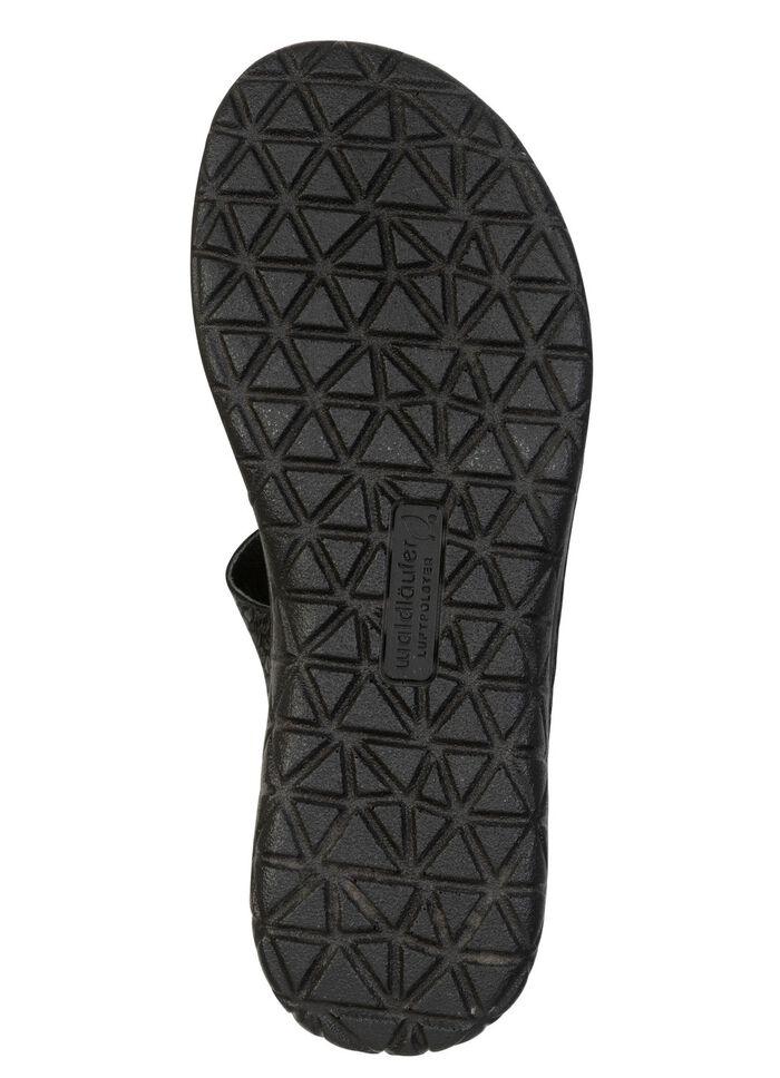 Waldl&auml;ufer, comfortabele damessandalen, breedte H, met uitneembaar voetbed SCHWARZ