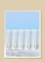 Korte jaloezie&euml;n met dennenmotief 