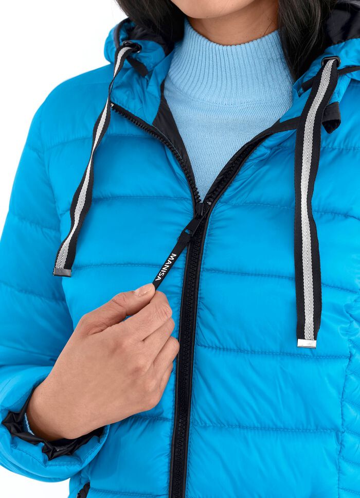 Functionele korte jas met tweewegritssluiting 