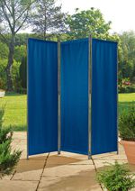 Scherm met stalen buizenframe 