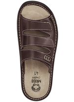 Mubb, comfortabele herenmuiltjes, breedte H, met uitneembaar voetbed MOKKA