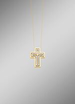 Kruishanger met diamanten 