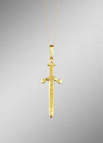 Zwaardhanger in glanzende look 