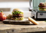 Contactgrill met innovatieve, plantaardige Ceravegan keramische antiaanbaklaag 