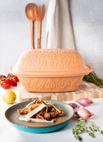 Romeinse pot met kookboek 