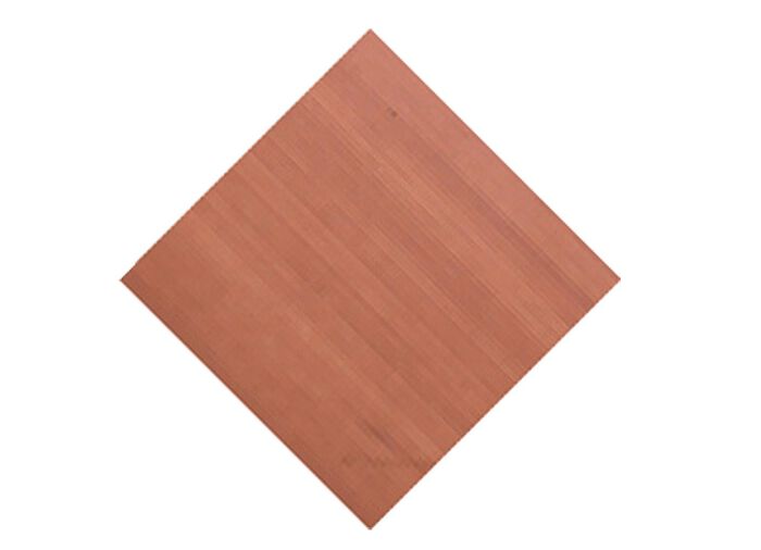 Wandklok van massief hout 