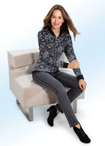 Blousejasje met geribd breisel 