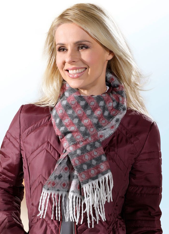 Sjaal met ruitdessin 