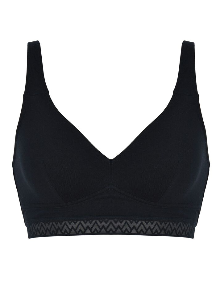 Naturana 2-pack bh met decoratieve elastische band 