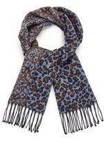 Sjaal met roofdierdessin 