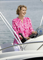 Tuniek met opstaande kraag 