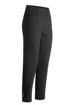 Broek met decoratieve knopen ZWART