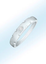 Elegante damesring van platina