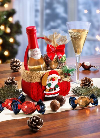 Kerstzakjes met zoete vulling en secco 