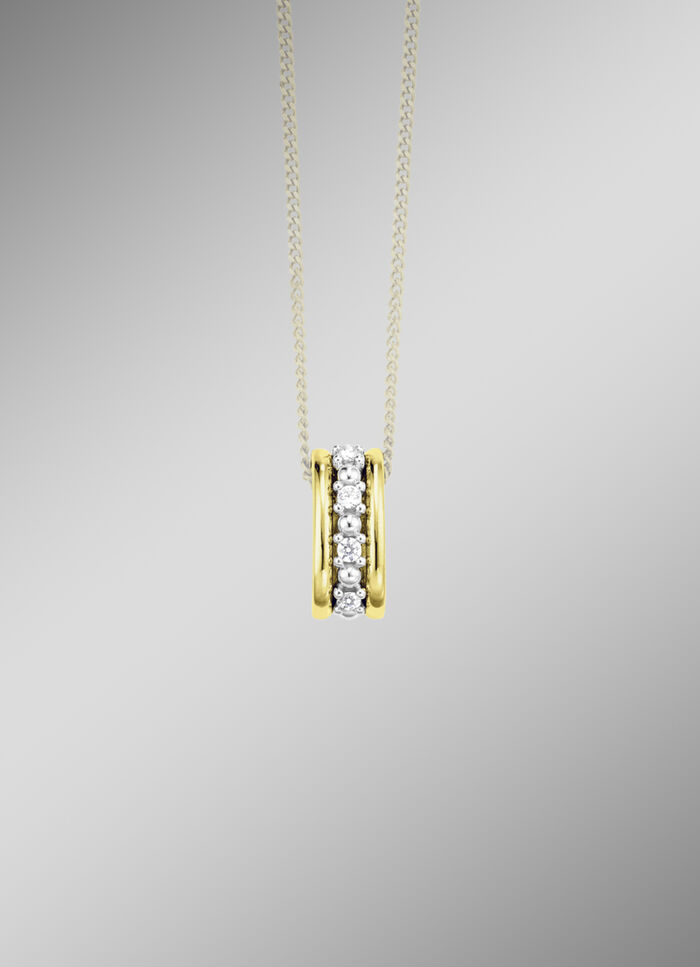 Prachtige hanger met diamanten 