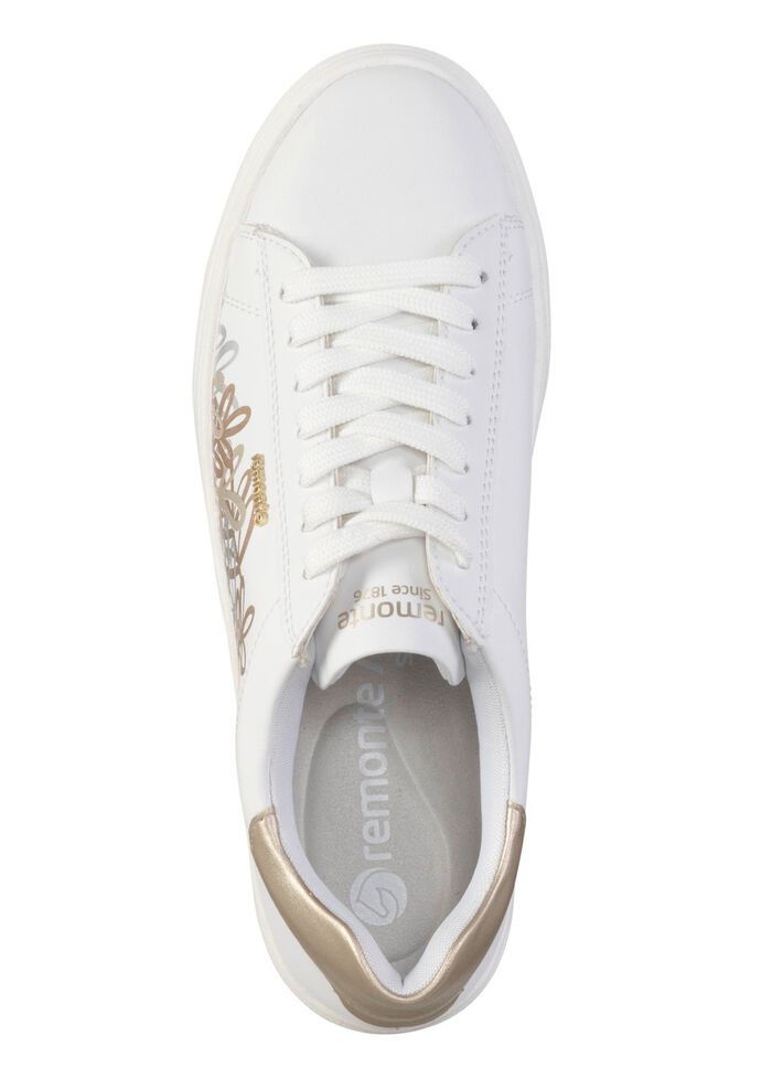 Remonte sneakers met een speelse bloemenprint 
