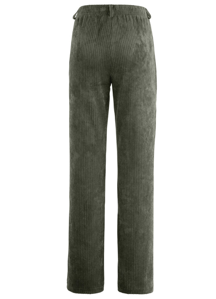 Broek in modieuze breedte OLIJF