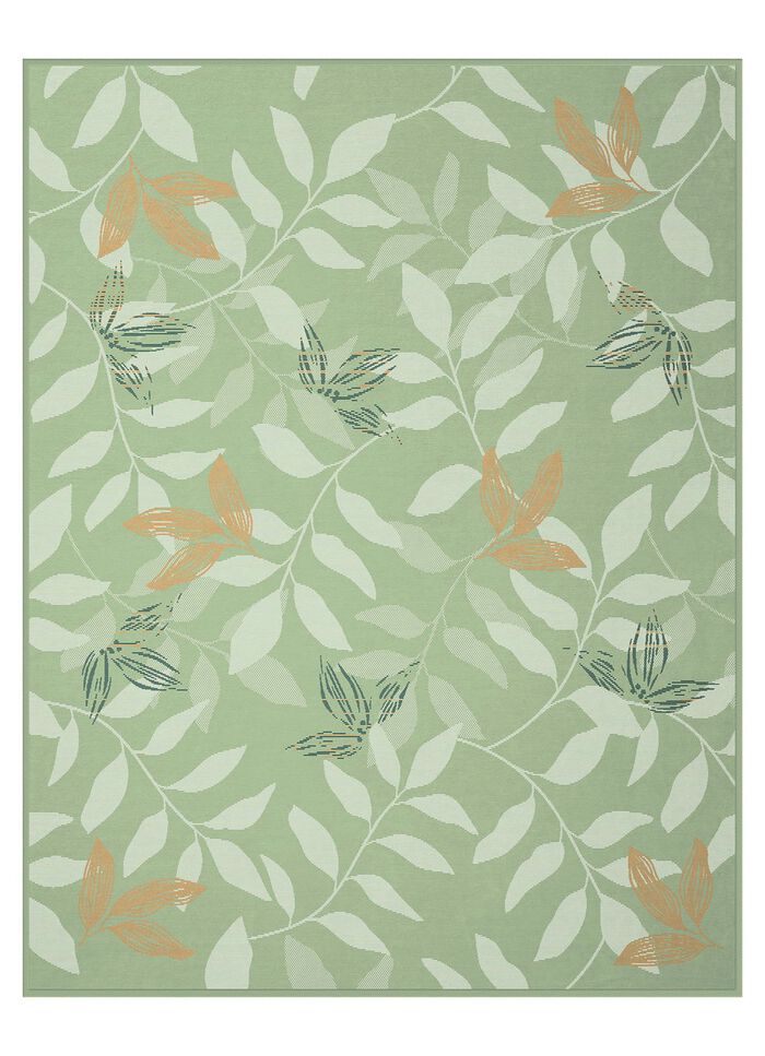 Dekbed met velours rand GROEN