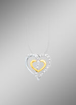 Harthanger met 25 diamanten 