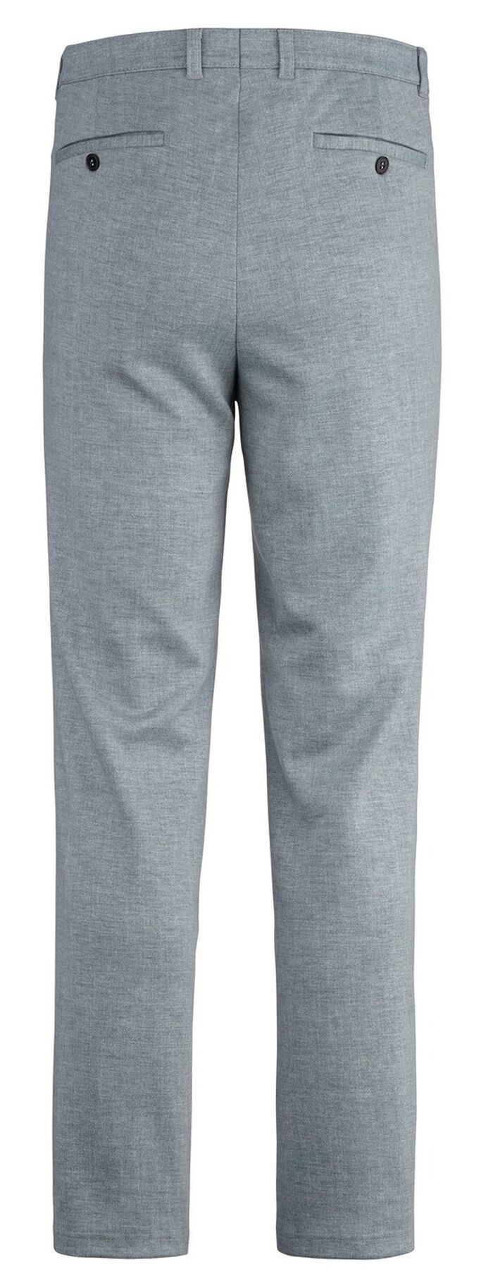 'Klaus Modelle'-broek met lage taille in 4 kleuren LICHTGRIJS GEM&Ecirc;LEERD