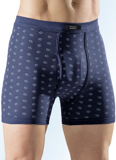 Set van vijf onderbroeken van fijne ribstof met bont 