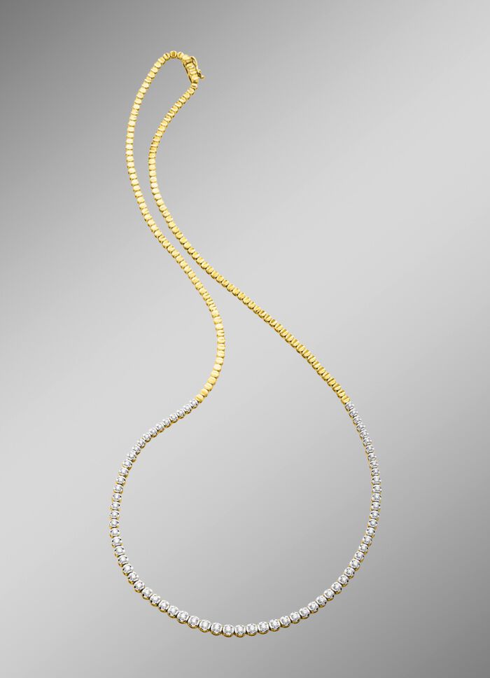 Elegante ketting met diamanten 
