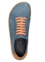 GINO GALANTE, comfortabele herenschoenen op blote voeten, met uitneembaar voetbed JEANS