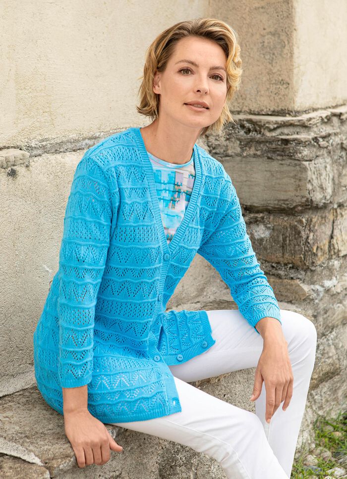 Vest met een mix van patronen 