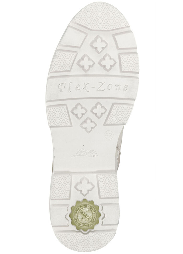 Enkellaarsjes met vetersluiting van Dragonfly BEIGE