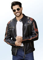 Korte leren jas van 'Gypsy' 