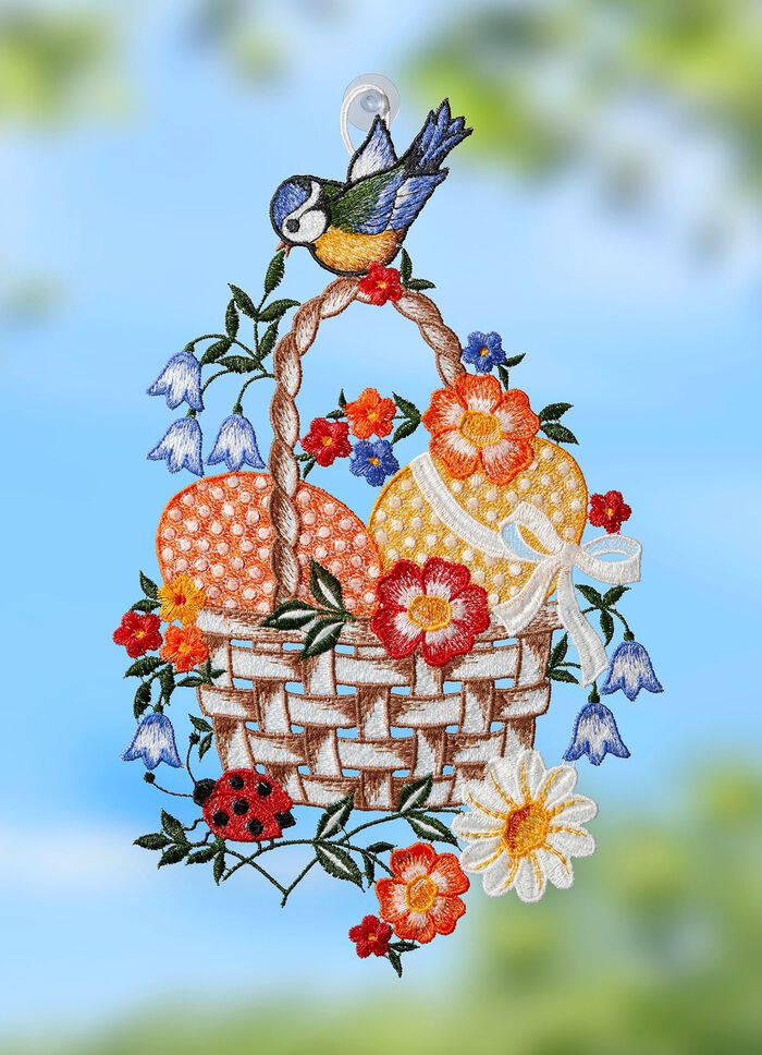 Raamafbeelding gemaakt van echt Plauen-kant 