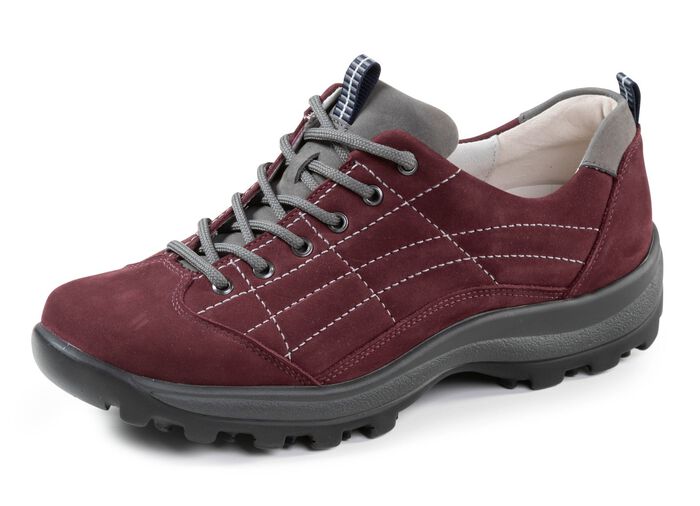 Waldl&auml;ufer veterschoen van rundnubuckleer BORDEAUX
