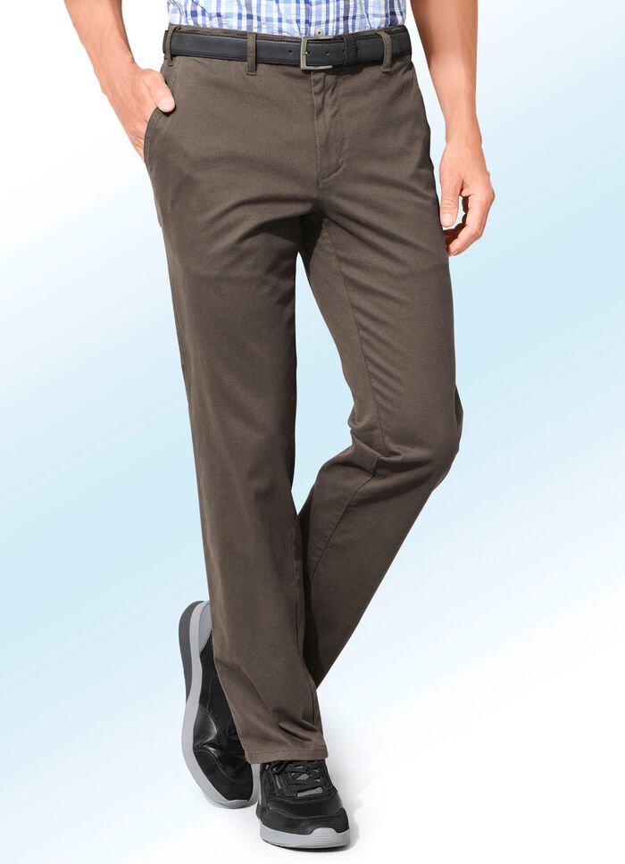 'Francesco Botti' broek, in 4 kleuren TAUPE