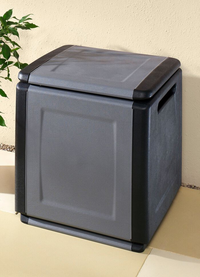 Tuinbakken van robuust polypropyleen GRIJS