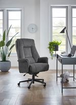 Directiestoel met XXL-zitting ANTHRAZIT