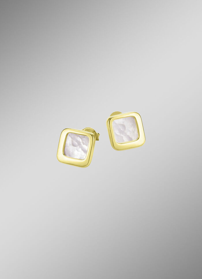 Oorbellen met echt parelmoer 