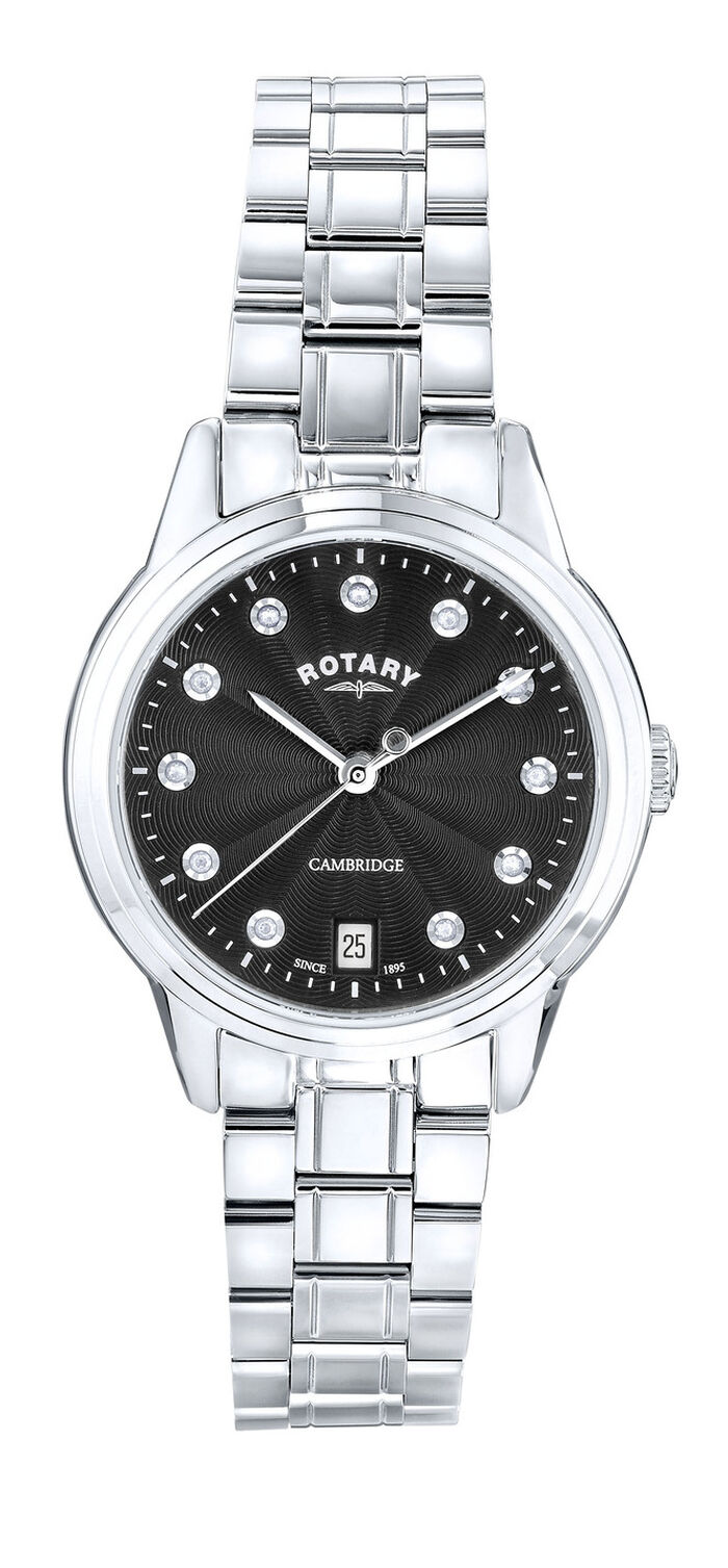 Dameshorloge met roestvrijstalen bandkast 