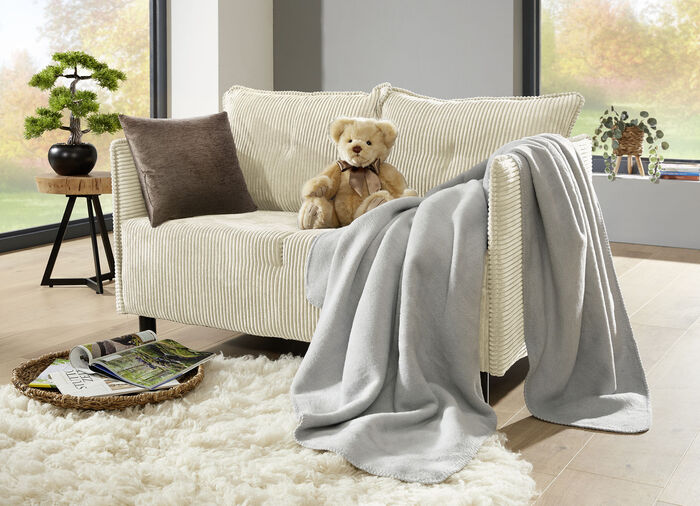 Gestoffeerd meubilair met decoratieve corduroy bekleding CRÈME