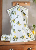 Halflinnen theedoeken, set van 3 